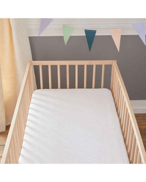 Protège matelas éponge anti-acarien