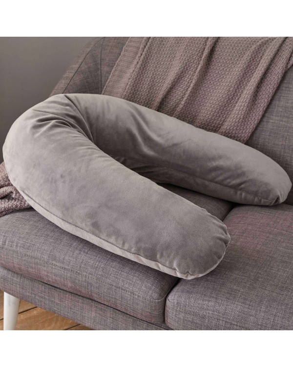 Baby's Coussin d'allaitement XXL pour bébé - Coussin de positionnement  latéral avec poche - Sangle réglable - Coton - Coussin d'allaitement,  coussin