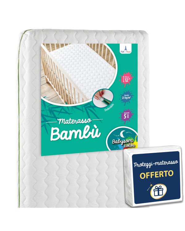 Matelas bébé color bamboo