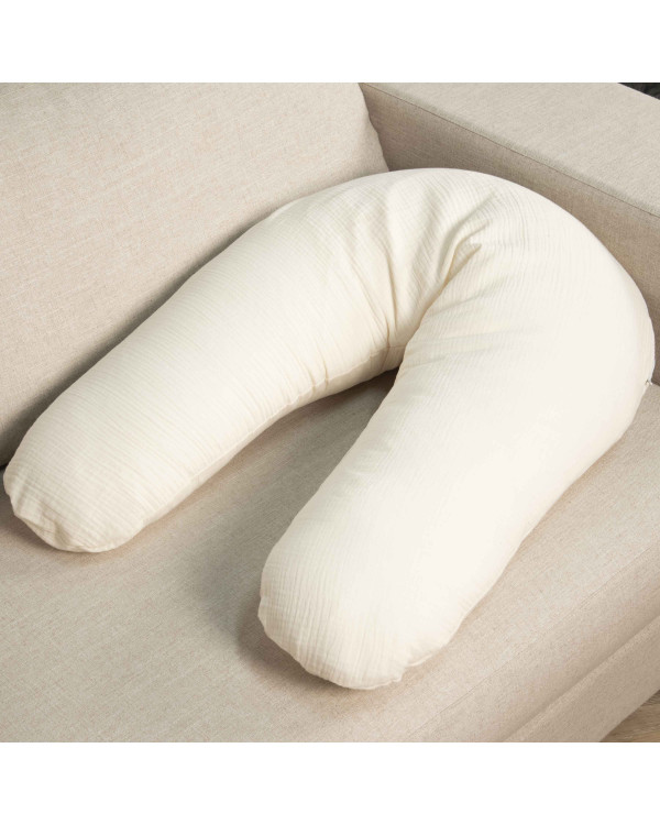 Coussin d'allaitement gaz de coton