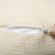 Coussin d'allaitement gaz de coton