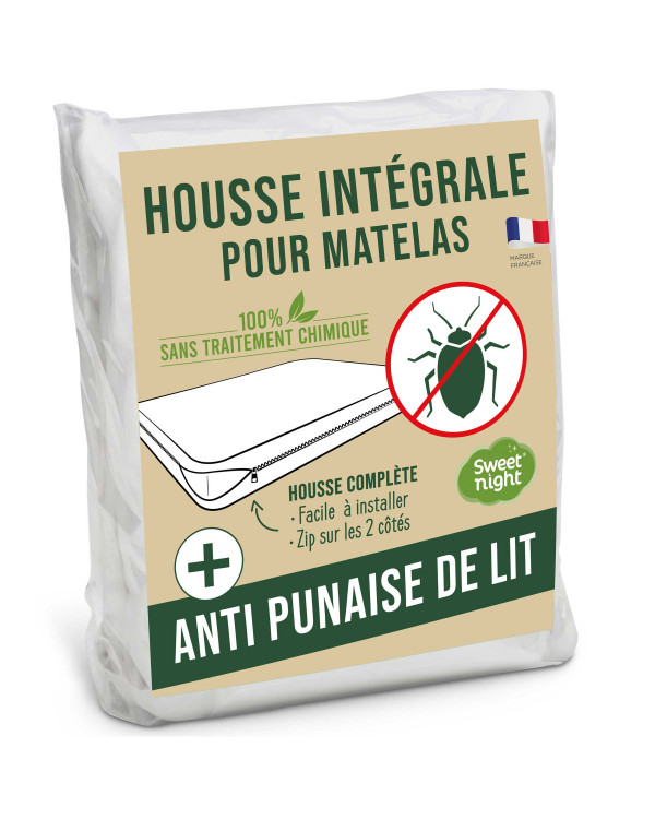 Housse complète anti-punaise de lit pour lit bébé