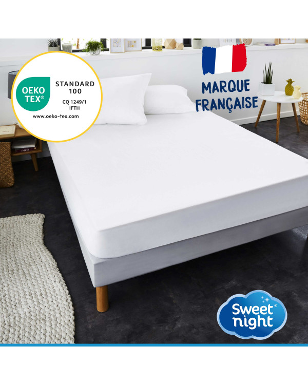 Protège matelas enfant imperméable 100% coton anti-acarien