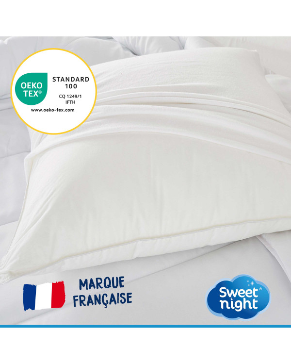 Lot de 2 protèges oreillers imperméable