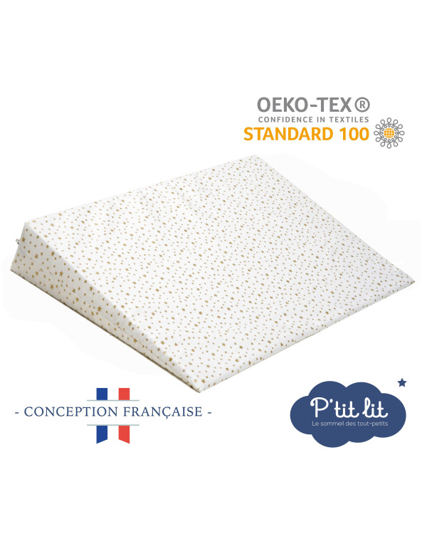 Plan incliné bébé étoiles dorées