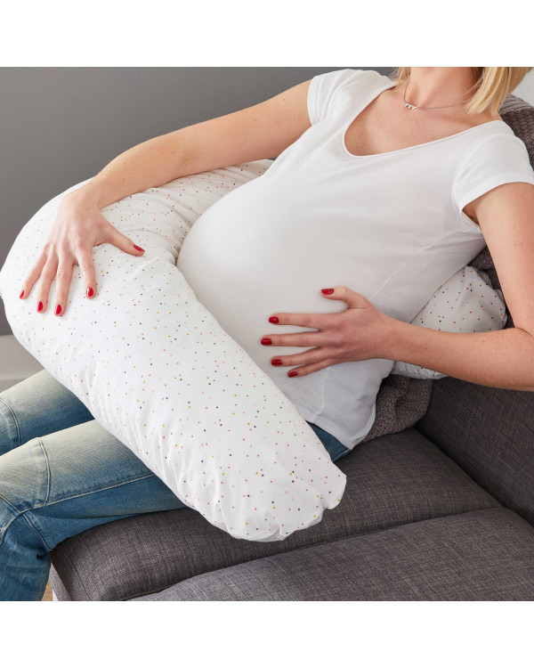 Coussin d'allaitement Pois