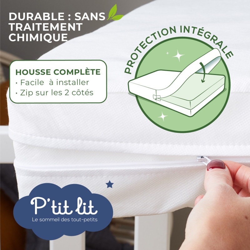 Protège matelas bébé intégrale Allergostop