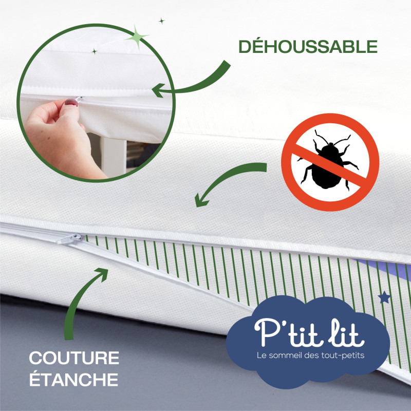 Protège matelas bébé intégrale Allergostop