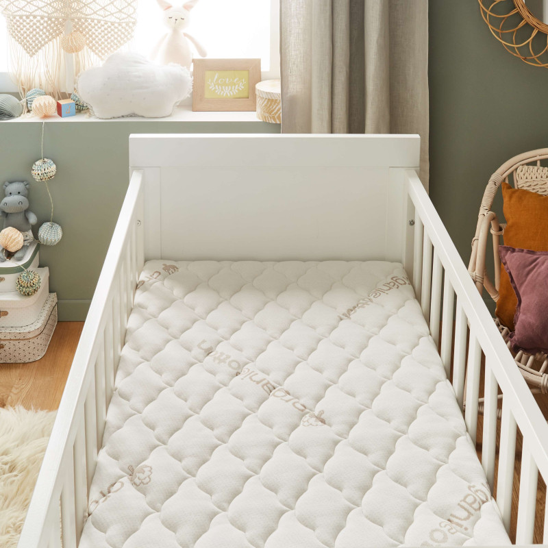 Matelas bébé coton bio - Fabrication Française