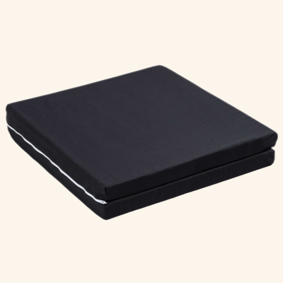 Matelas pliable bébé noir - Fabrication Française