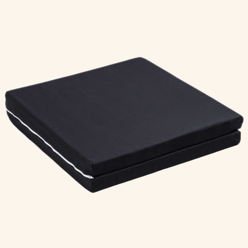 Matelas pliable bébé noir - Fabrication Française