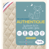 Matelas bébé en Lin Naturel - Fabrication Française