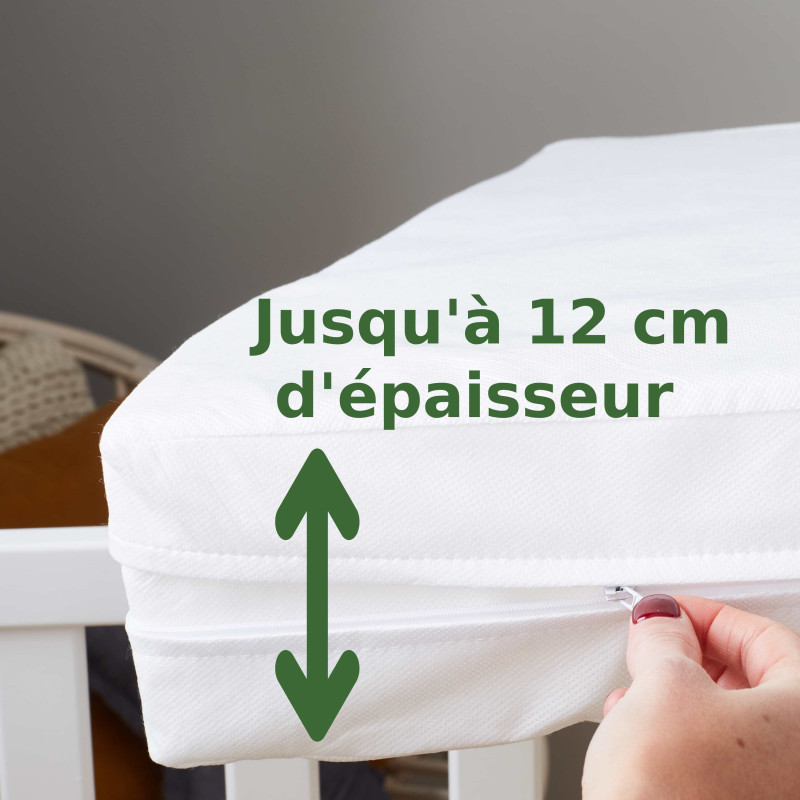 Protège matelas bébé intégrale Allergostop