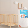 Lit bébé PLIANT + matelas bébé climatisé 60x120