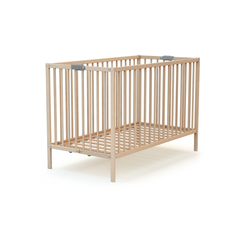 Lit bébé PLIANT + matelas bébé climatisé 60x120