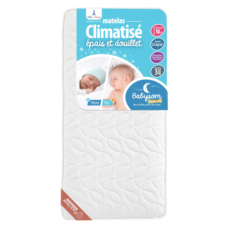 Pack Lit Bébé Évolutif 60x120 + Matelas Climatisé | Confort & Qualité