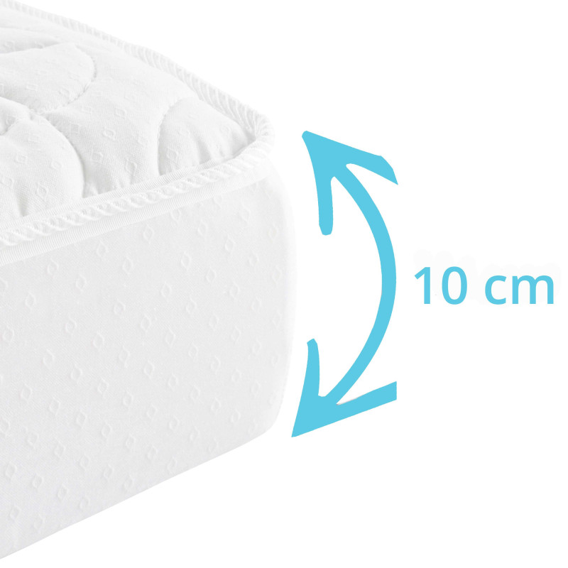 Pack Lit Bébé Évolutif 60x120 + Matelas Climatisé | Confort & Qualité