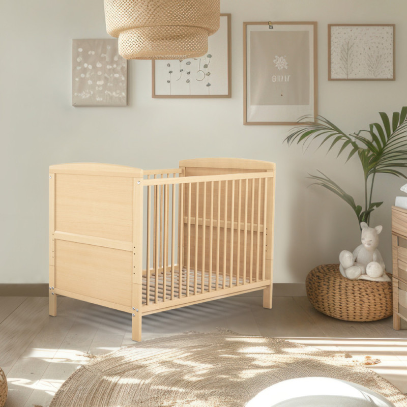 Pack Lit Bébé Évolutif 60x120 + Matelas Climatisé | Confort & Qualité