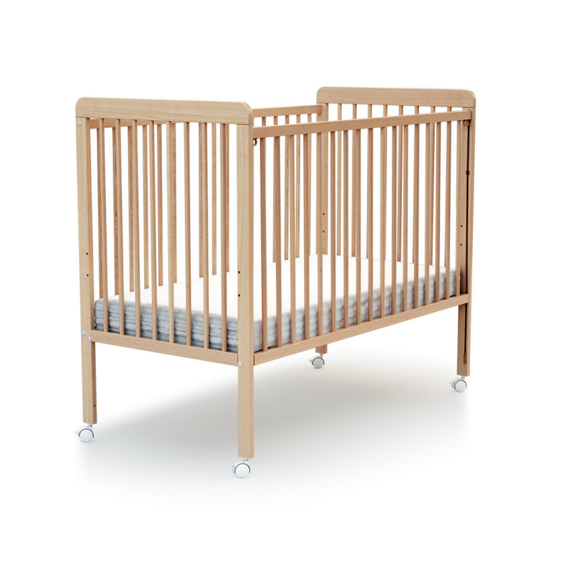 Lit bébé COULISSANT + matelas bébé climatisé 60X120