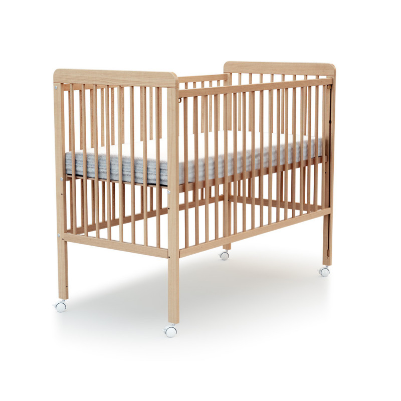 Lit bébé COULISSANT + matelas bébé climatisé 60X120