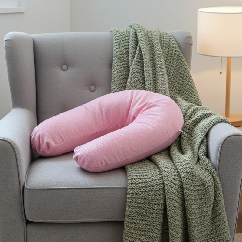 Coussin de grossesse bouclette bamboo