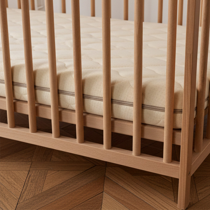 Matelas bébé coton bio - Fabrication Française