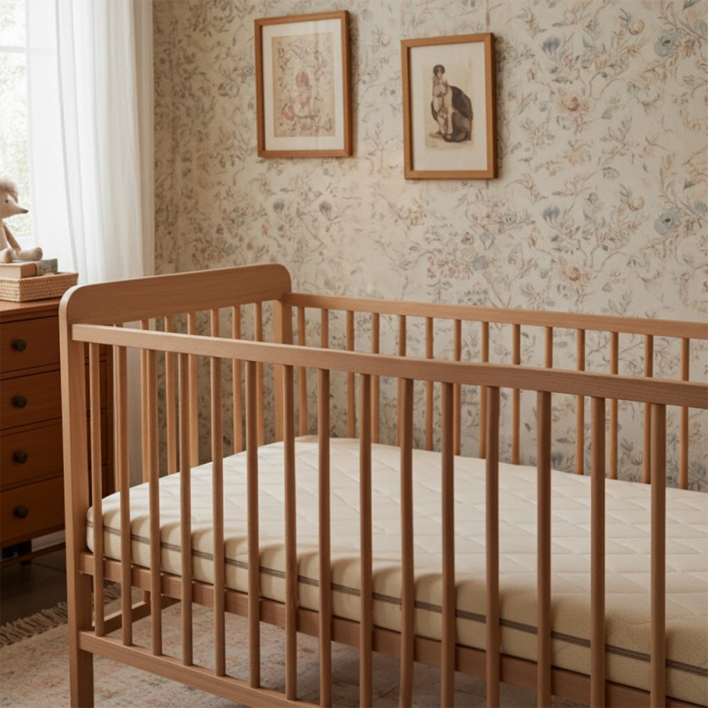 Matelas bébé coton bio - Fabrication Française