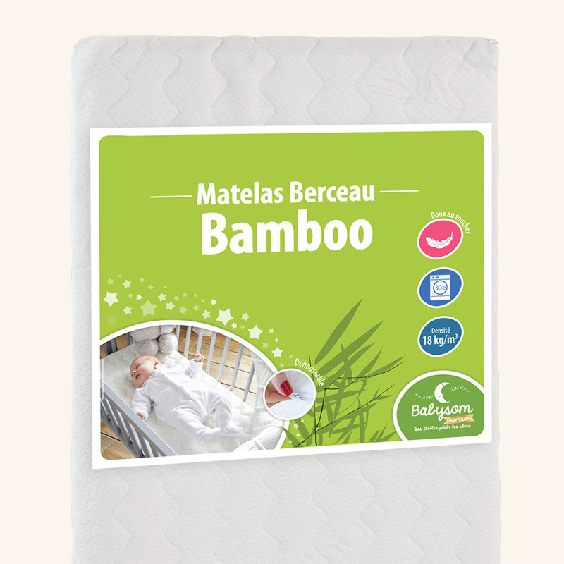 Matelas cododo, berceau bambou - Fabrication Française