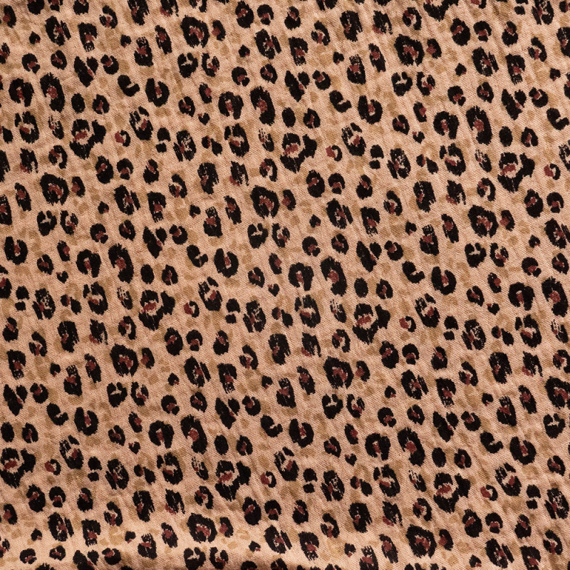 Coussin de maternité léopard Babysom – Housse gaze de coton