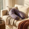 Coussin de maternité/grossesse/allaitement en coton fleuri - Babysom