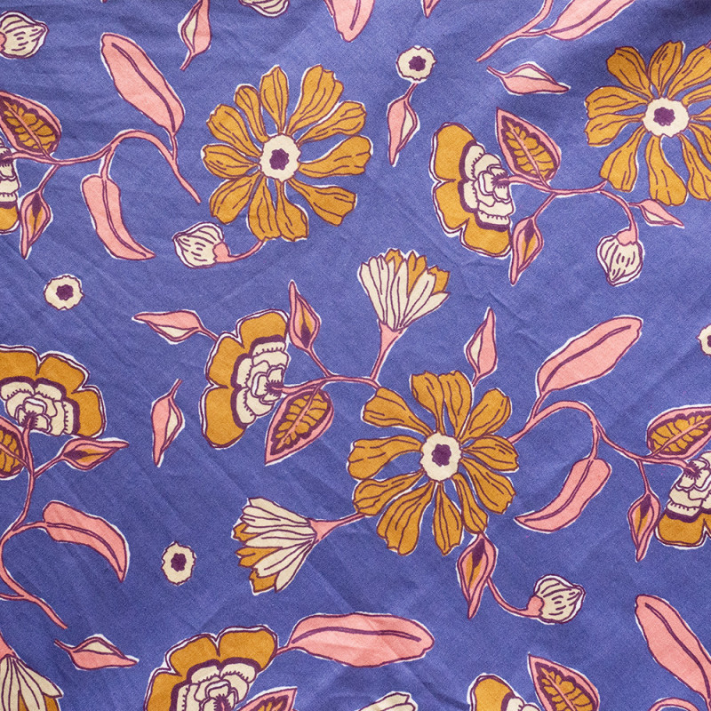 Coussin de maternité/grossesse/allaitement en coton fleuri - Babysom