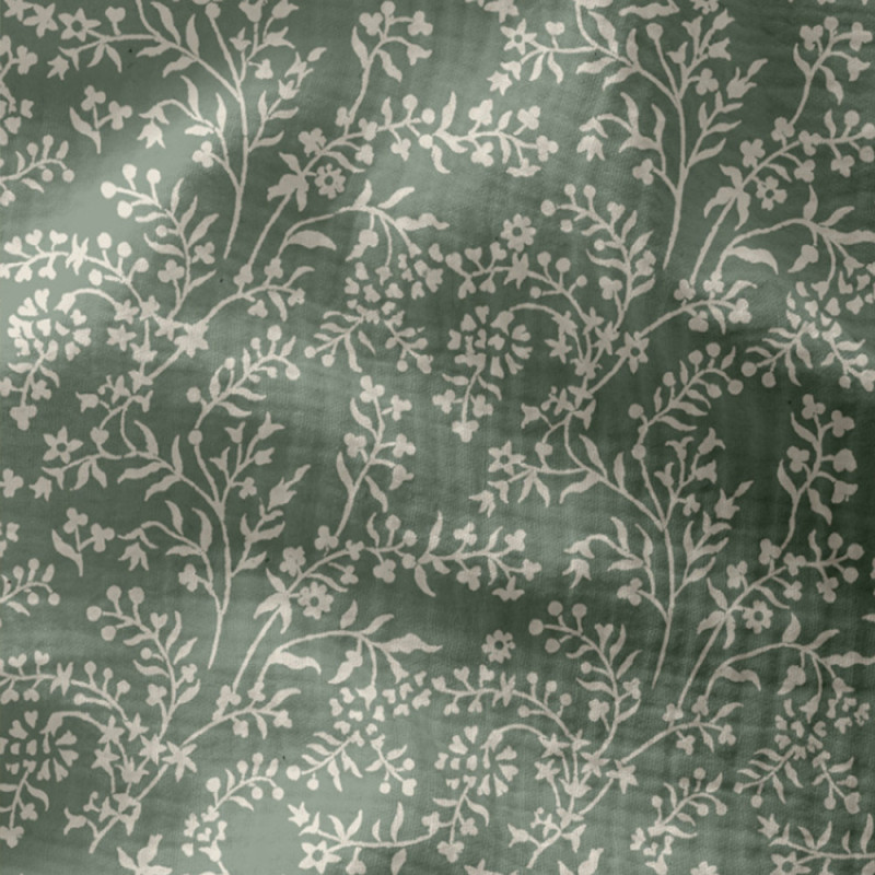 Coussin d'allaitement vert sauge