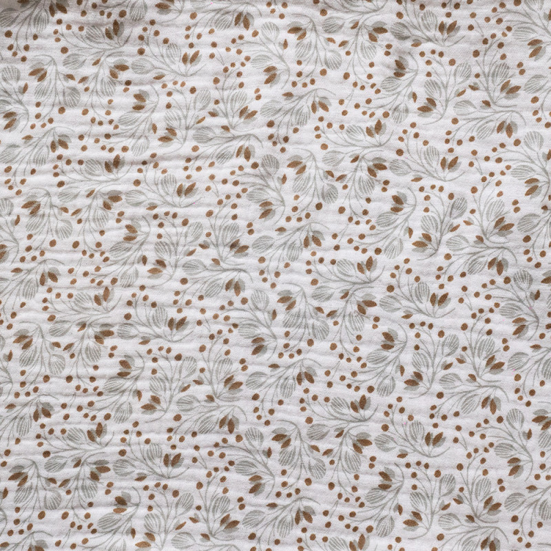 Coussin d'allaitement imprimé végétal