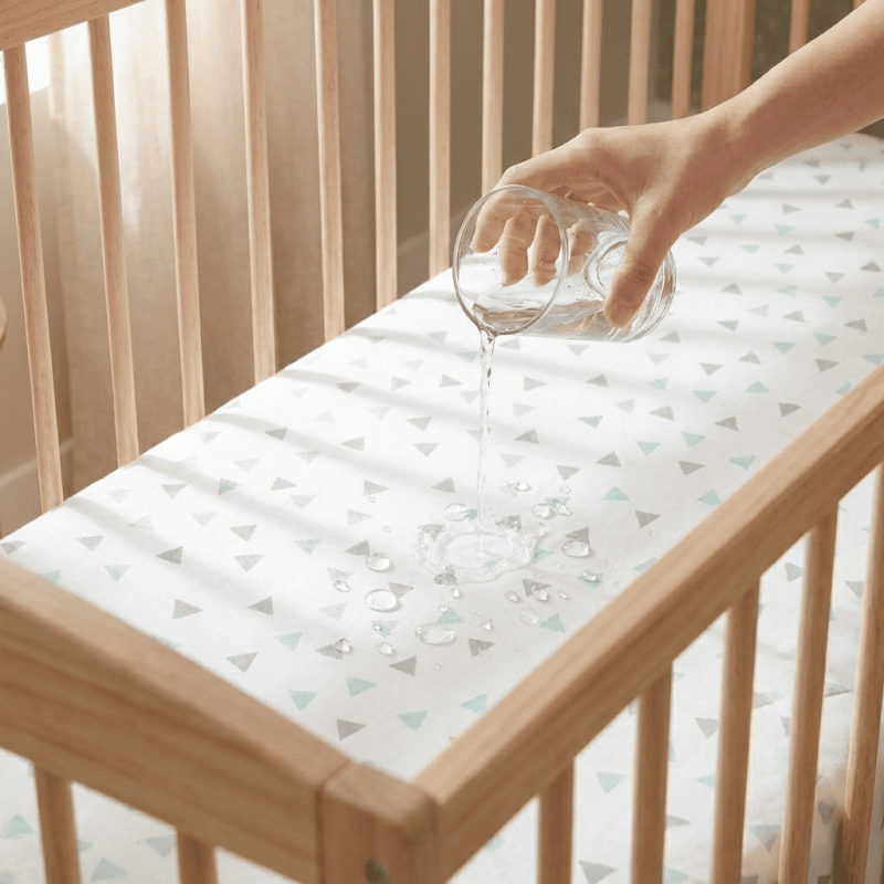 Pack Matelas Bamboo 60x120 + Drap Imperméable