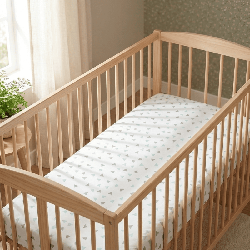 Pack Matelas Bamboo 60x120 + Drap Imperméable
