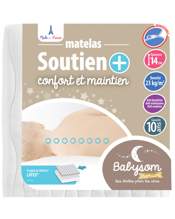 Babysom - Protège Matelas Bébé Anti-acarien, 60x120 Cm