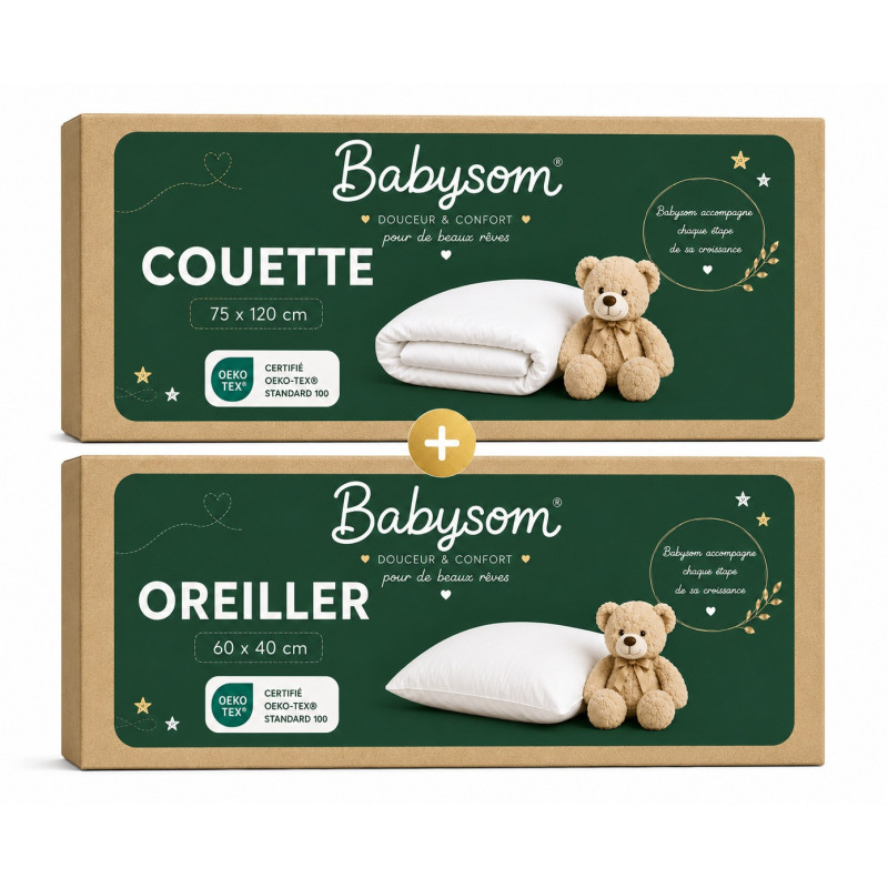 Lot couette + oreiller