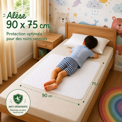 Alèse magique Babysom, détail des couches de protection