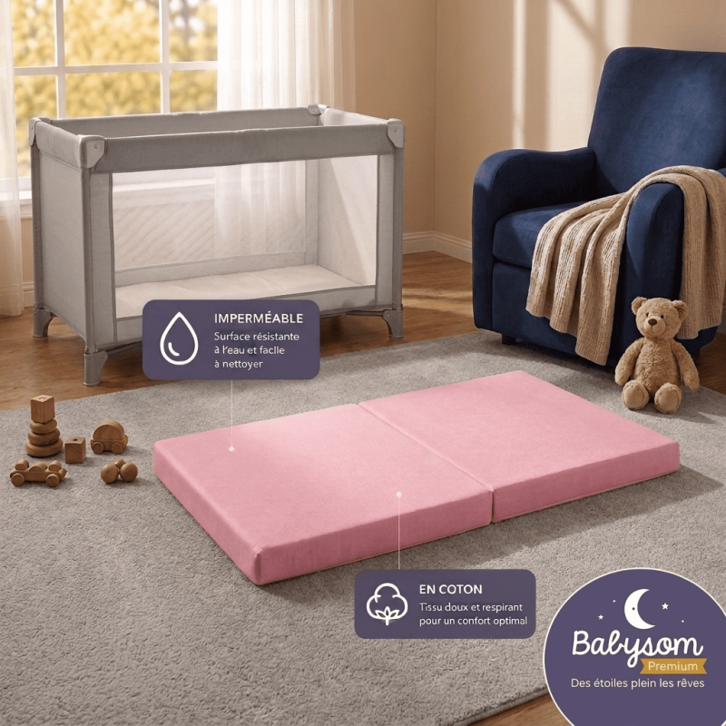 Matelas lit parapluie - Fabrication Française