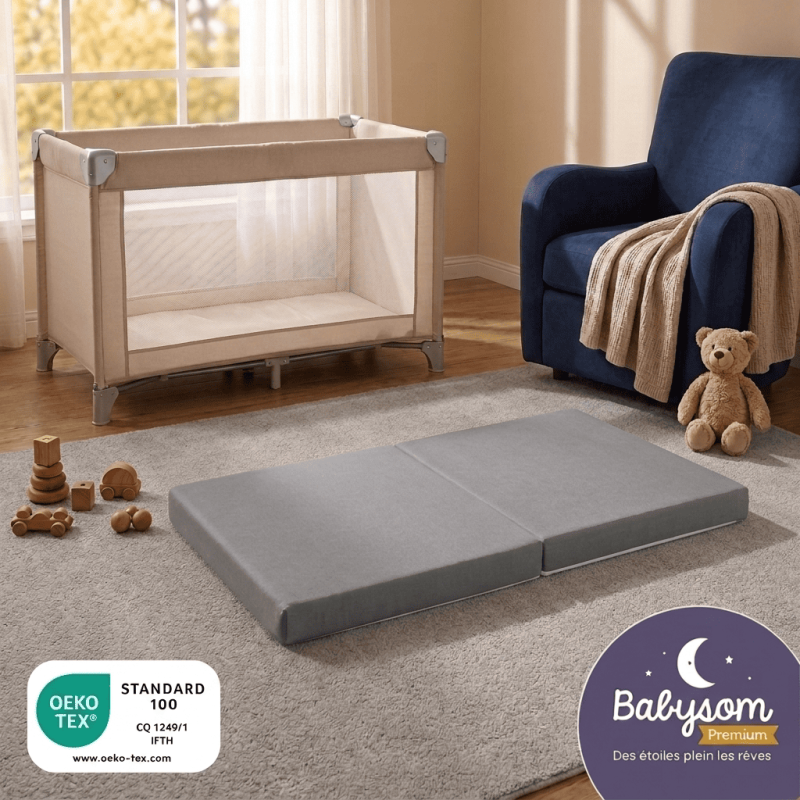 Matelas lit parapluie - Fabrication Française