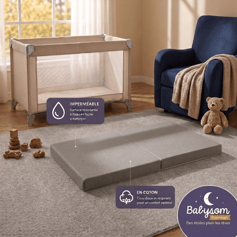 Matelas lit parapluie - Fabrication Française
