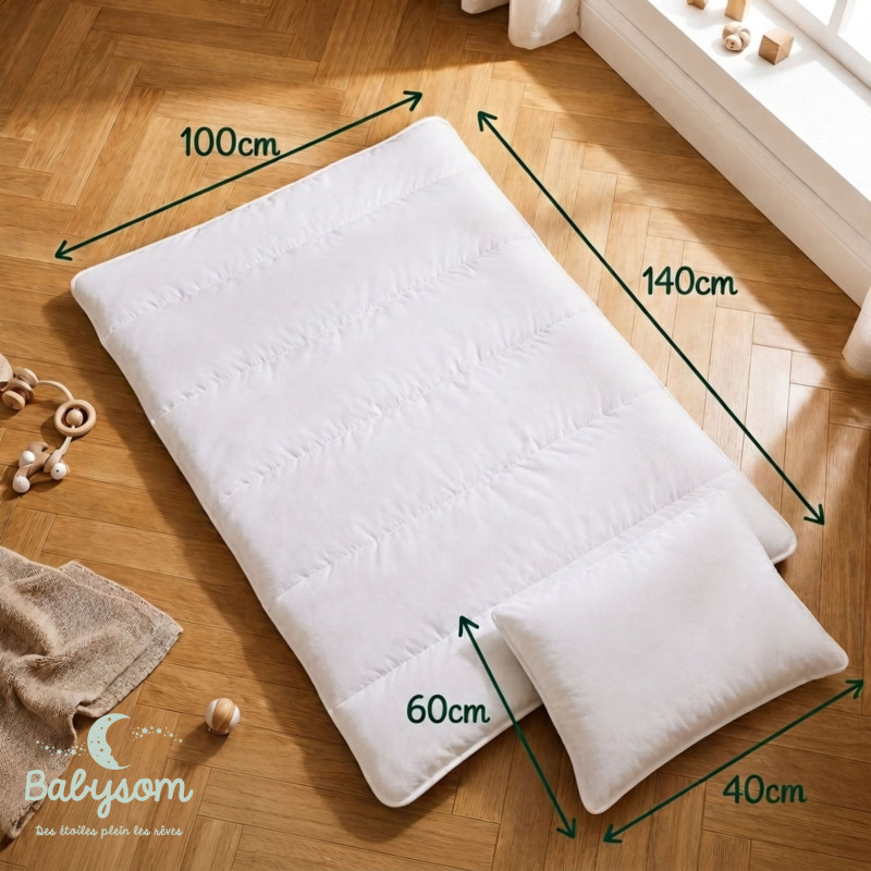Lot couette + oreiller