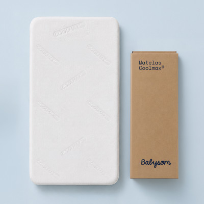 Matelas bébé Coolmax 60x120 & 70x140 déhoussable | Babysom