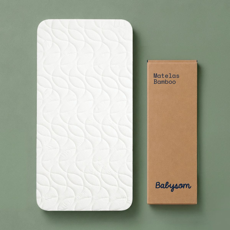 Matelas bébé Bamboo 60x120 et 70x140 | Assemblé en France | Babysom