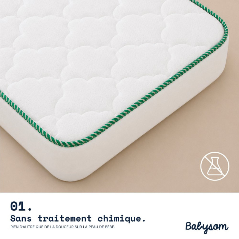 Matelas bébé Essentiel 60x120 cm petit prix | Babysom