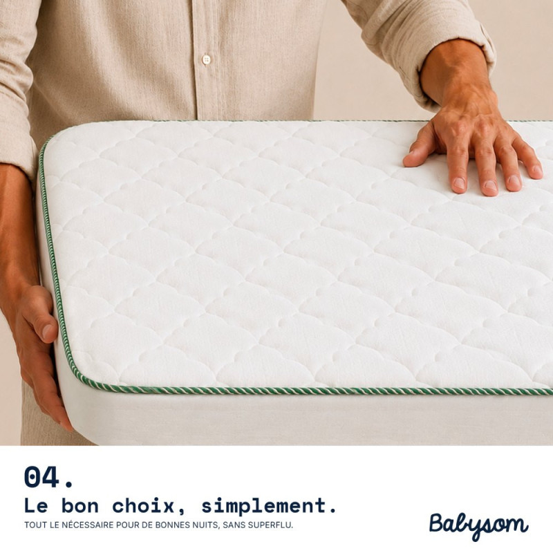 Matelas bébé Essentiel 60x120 cm petit prix | Babysom