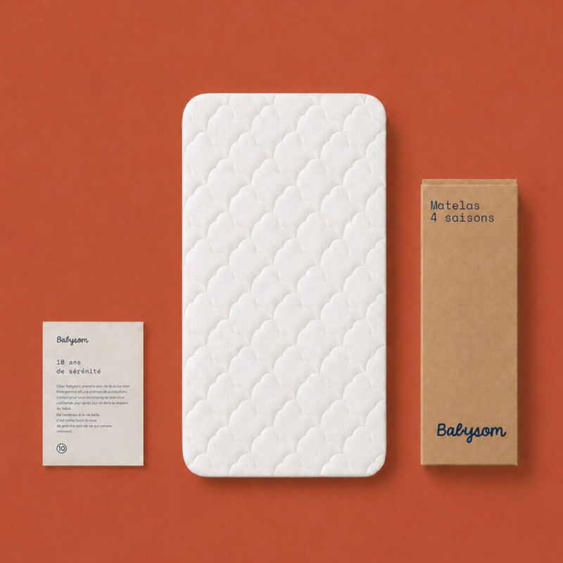 Matelas 4 saisons 60x120, 70x140 et 80x160 | Babysom