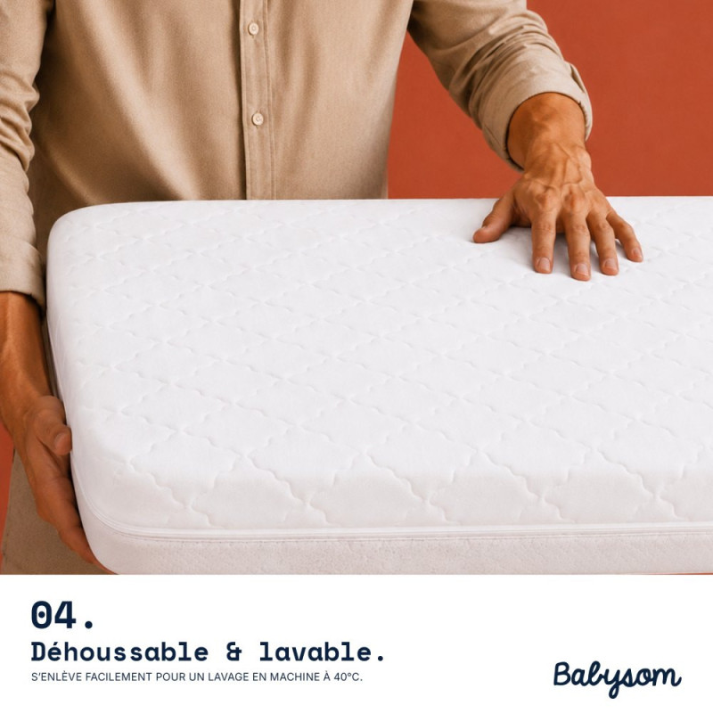 Matelas 4 saisons 60x120, 70x140 et 80x160 | Babysom