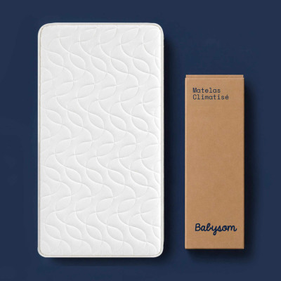 Matelas bébé Climatisé réversible été/hiver 60x120 et 70x140 | Babysom