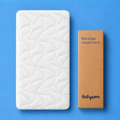 Matelas bébé Respirant tissu 3D 60x120 et 70x140 | Babysom